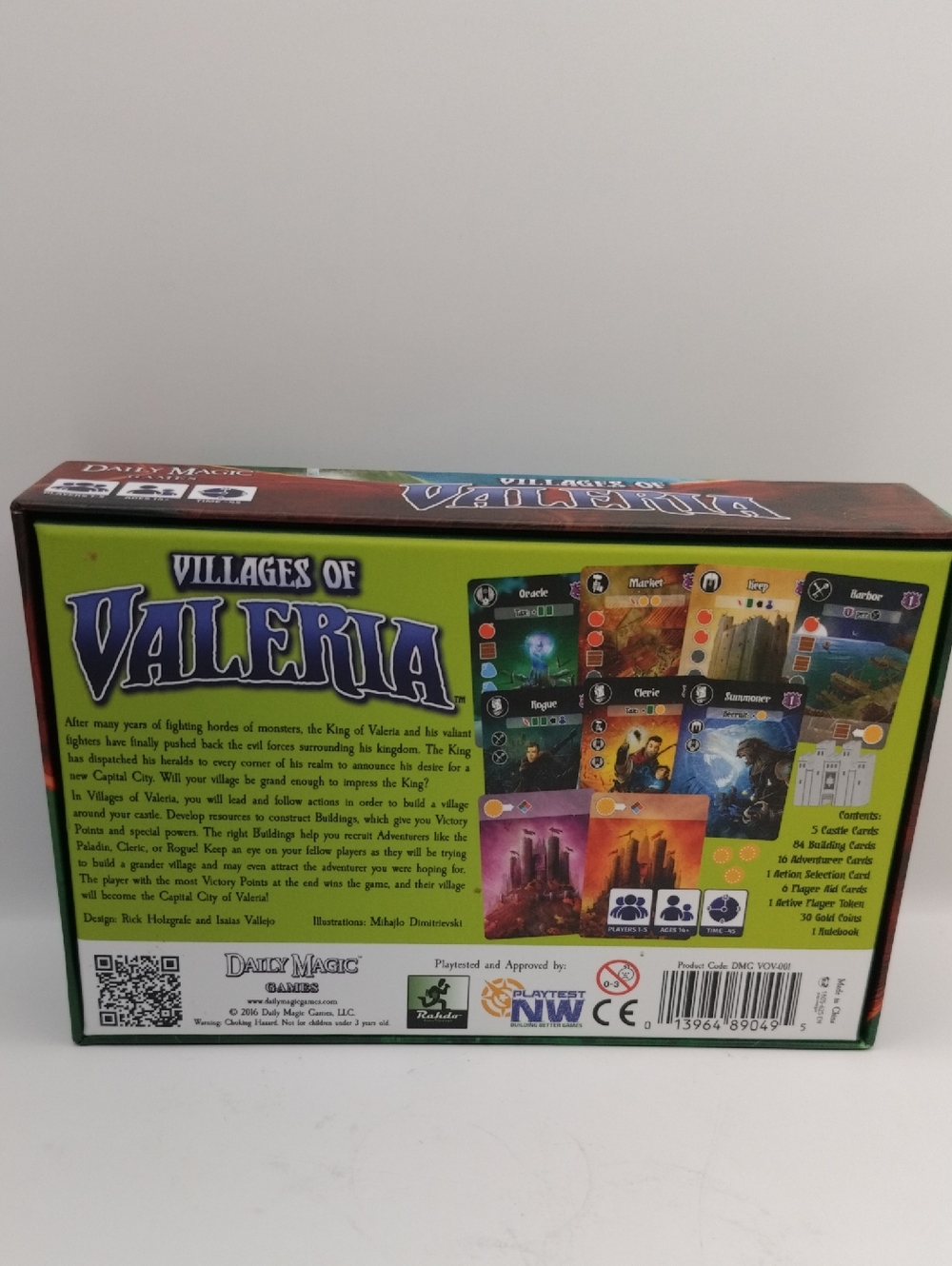 Villages of Valeria Deck Building Fantasy Card Game 1st Edition 2016 RARE - Picture 15 of 16